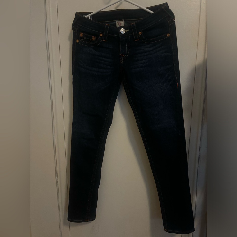 True Religion Brand Jeans Women’s size 28 Stella Skinny Dark Blue